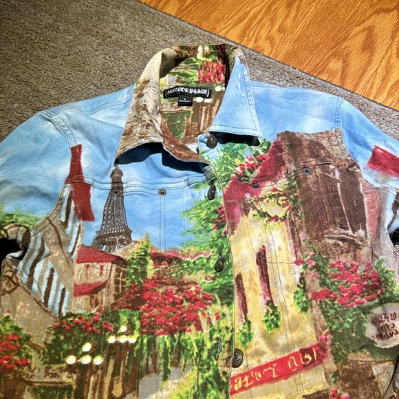 Women’s Mirror Image Jean jacket size Large Bx15 - Picture 2 of 4